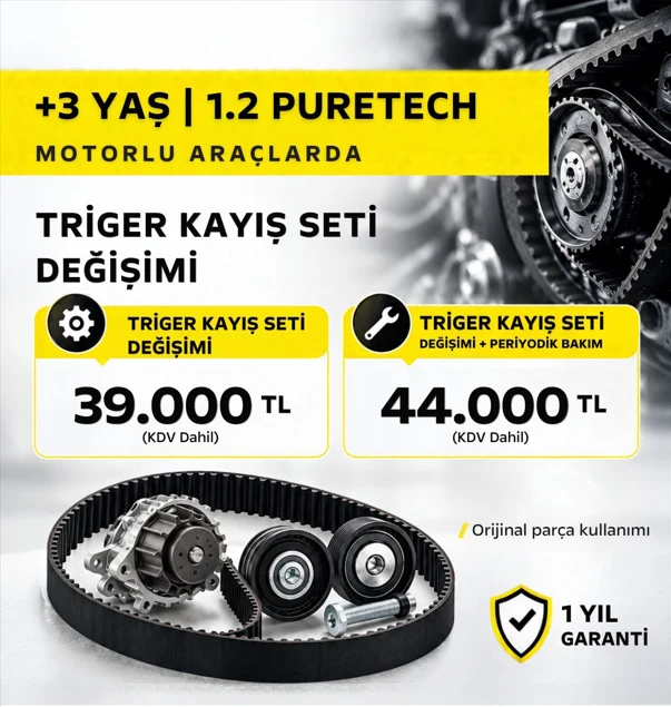 Triger Kayış Seti Değişimi