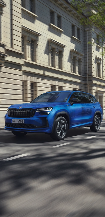 Mavi Škoda SUV, temsili marka görseli